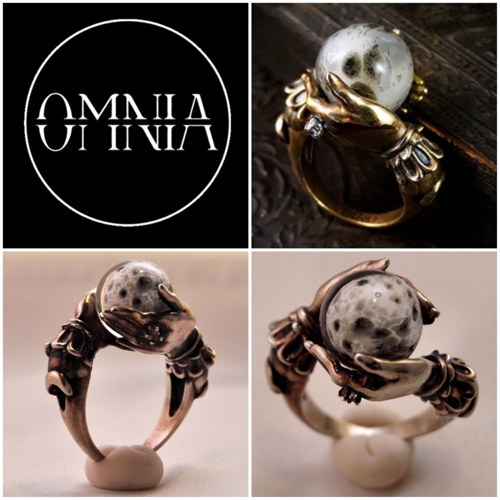 Omnia Studios Celestial Lunar Oracle Ring - Size 7